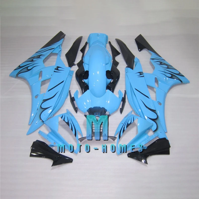 Free Cusom Injection Molded Fairings Parts for Yamaha YZF-R6 06 07 YZFR6 2006 2007 Road Racing Bodywork No Need Modify Blue