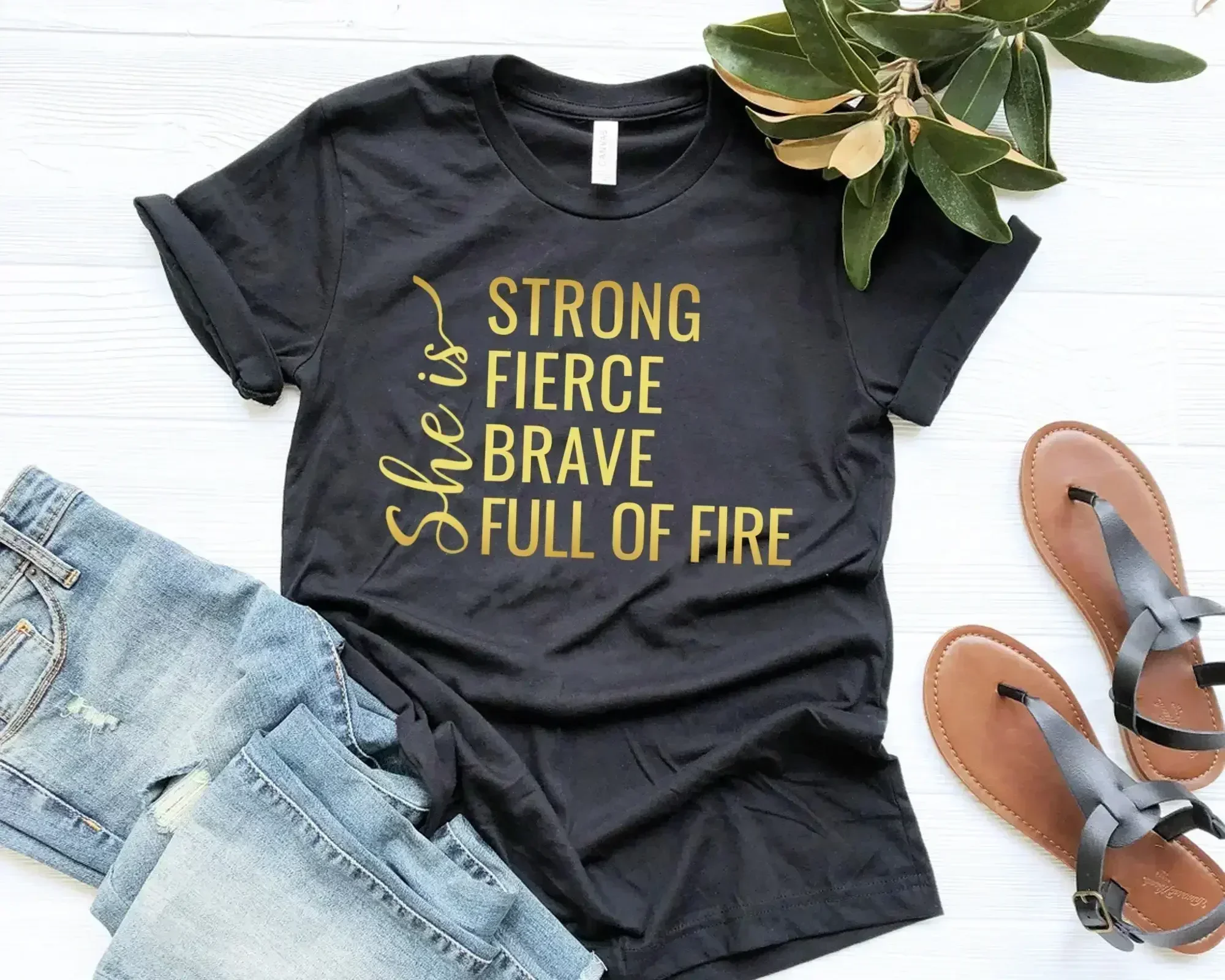 Strong Fierce Girl T Shirt Scout Downtown Aesthetic Inspirational GifT for Mom Feminist Vibes