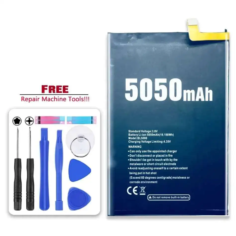 

Mobile Phone Battery For Doogee BL5000 Stable Long-Lasting 5050mAh