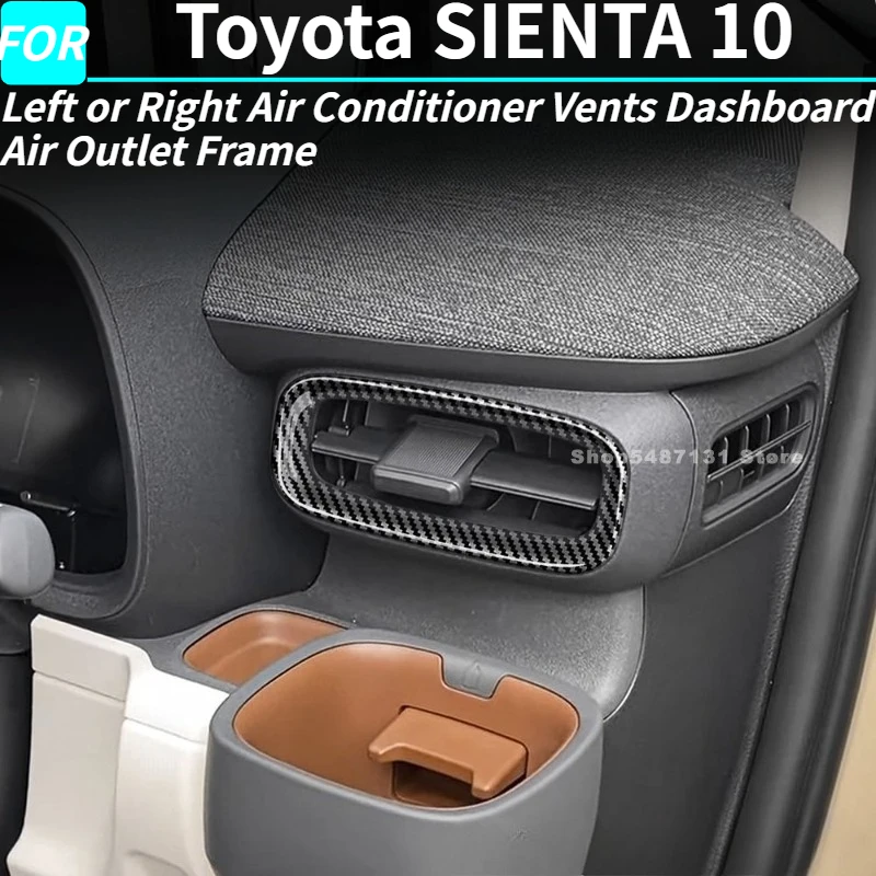 

Left or Right Air Conditioner Vents Dashboard Air Outlet Frame for Toyota SIENTA 10 Interior Accessories 2022
