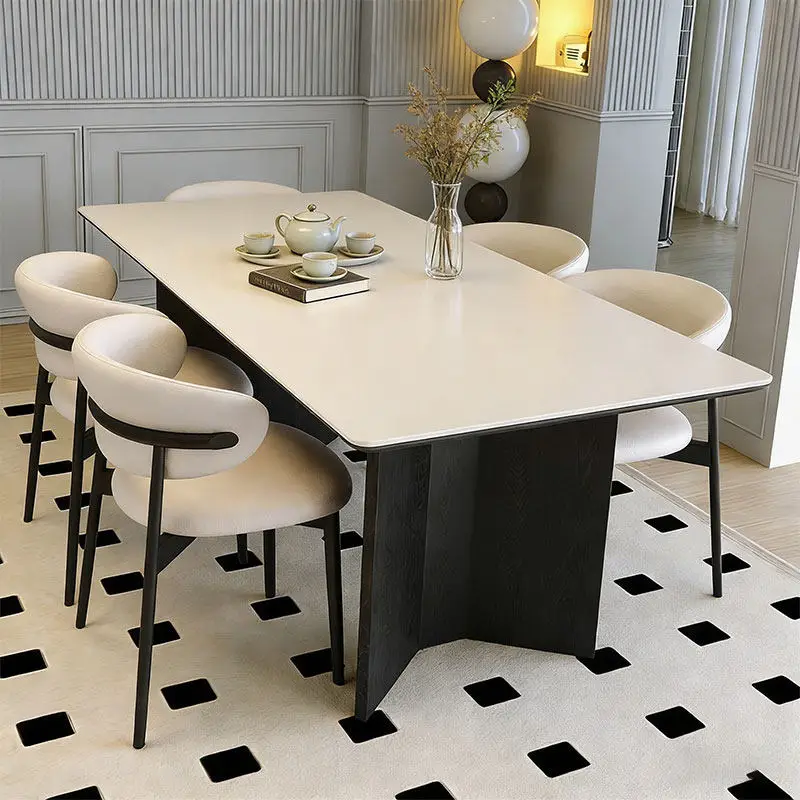 Multifunctional Interior Coffee Dining Tables Home Modern Seating Room Dining Tables Mesa Comedor Extensible Interior Furniture