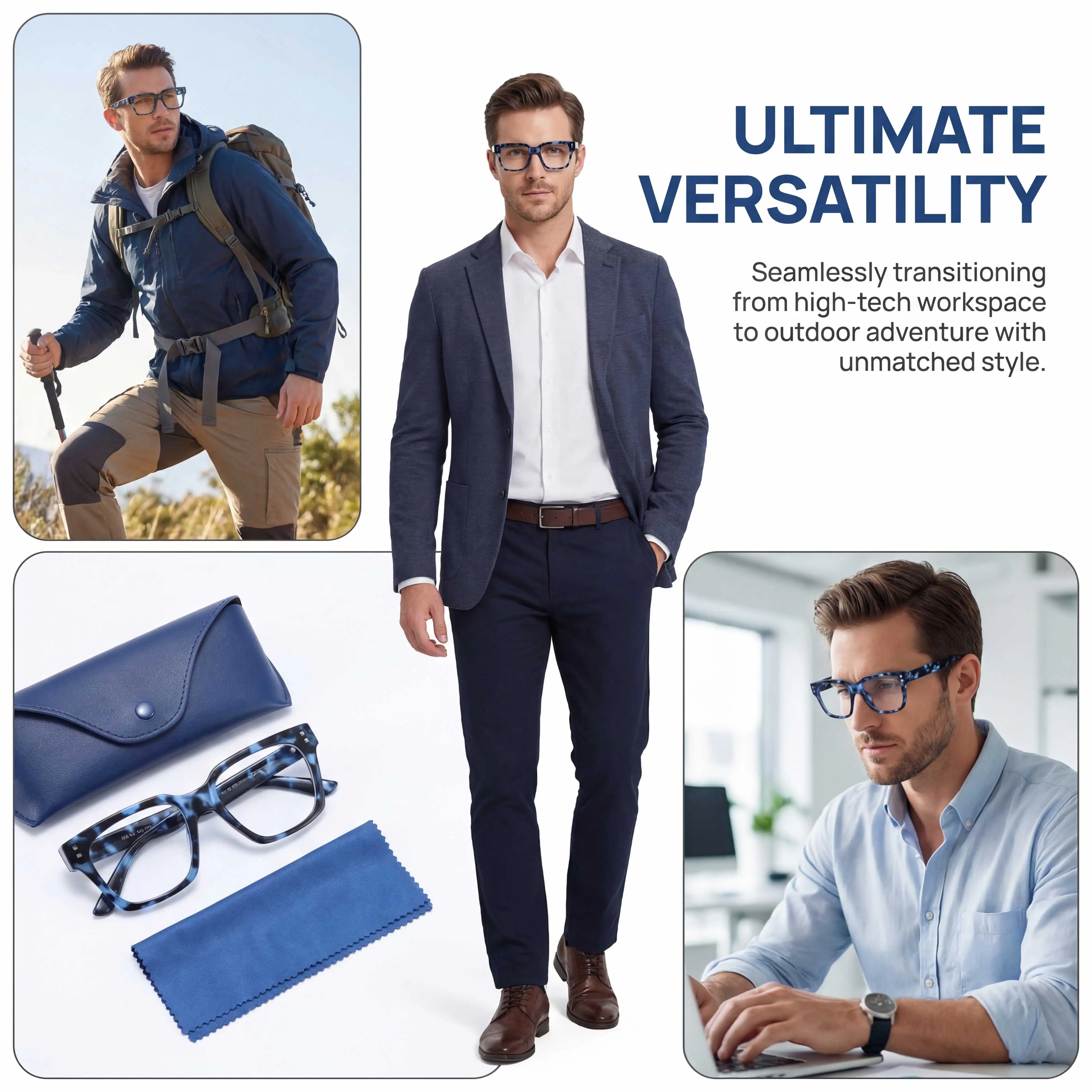 Meeshow Large Reading Glasses Men Women Anti Blue Light Eye Glasses Retro Oversize Style Vintage Presbyopia stylish reader 2226