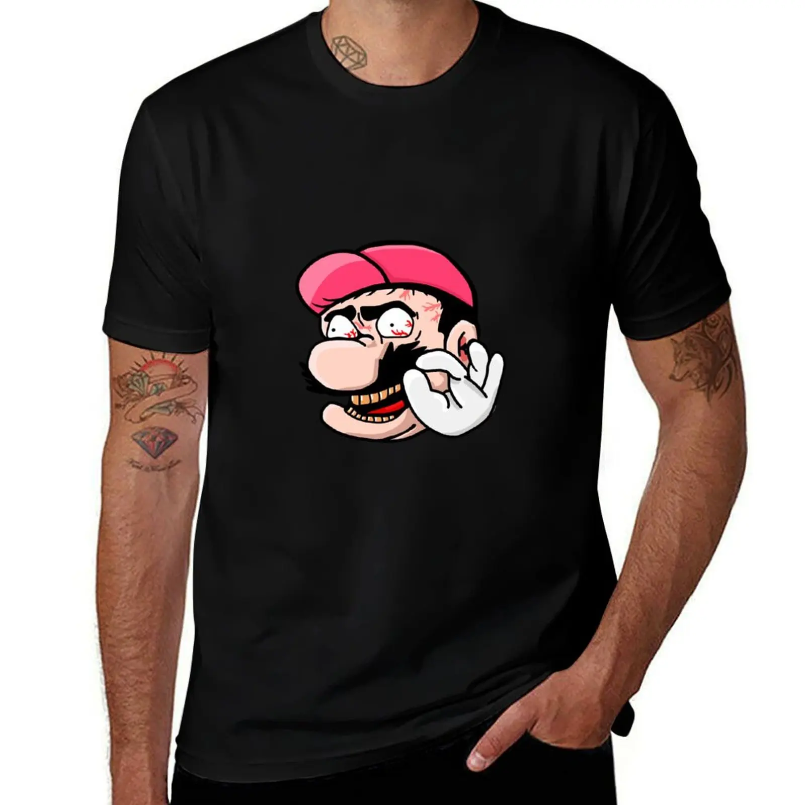 

Футболка Plumber Bros Game Draw с аниме-фигурками, мужская одежда в тяжелом весе