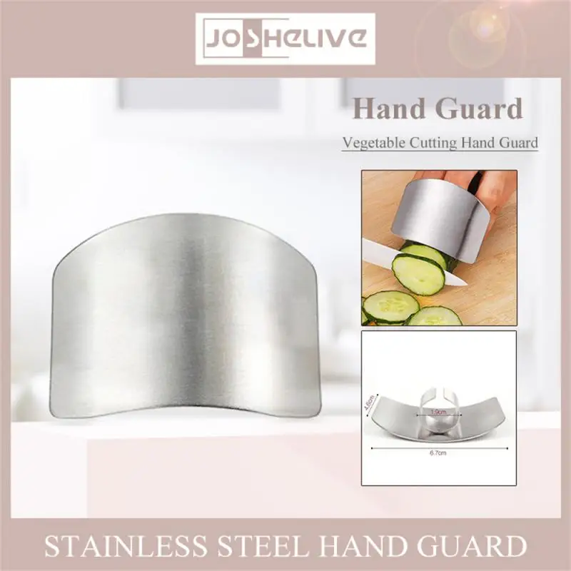 1~10PCS Stainless Steel Finger Protector Anti-cut Finger Guard Safe Vegetable Cutting Hand Protecter Kitchen Gadgets Kitchen