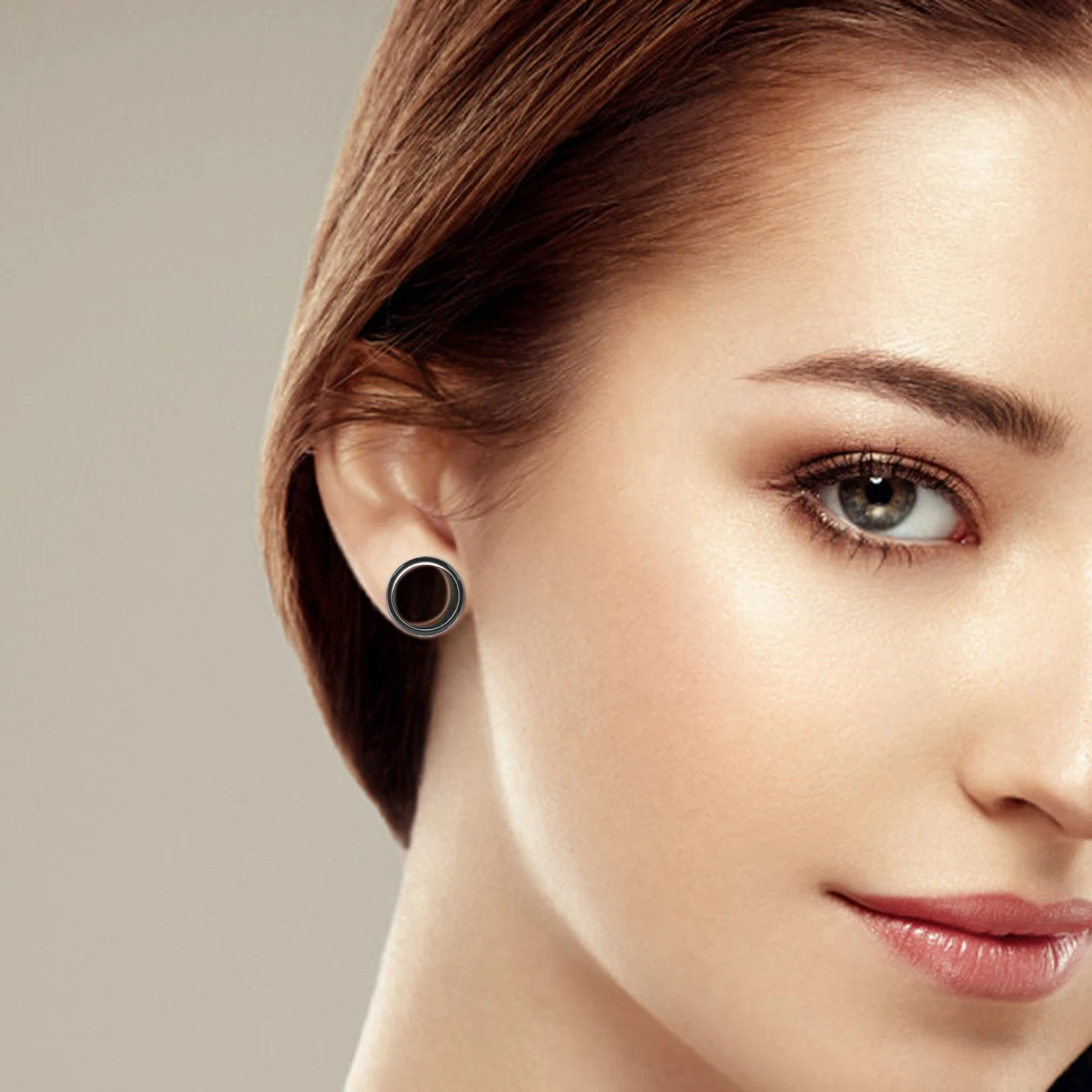 

4pcs Acrylic Ear Smooth Comfortable Stretching Ear Tunnels Expanders For Men Women Daily Wear Party School Office