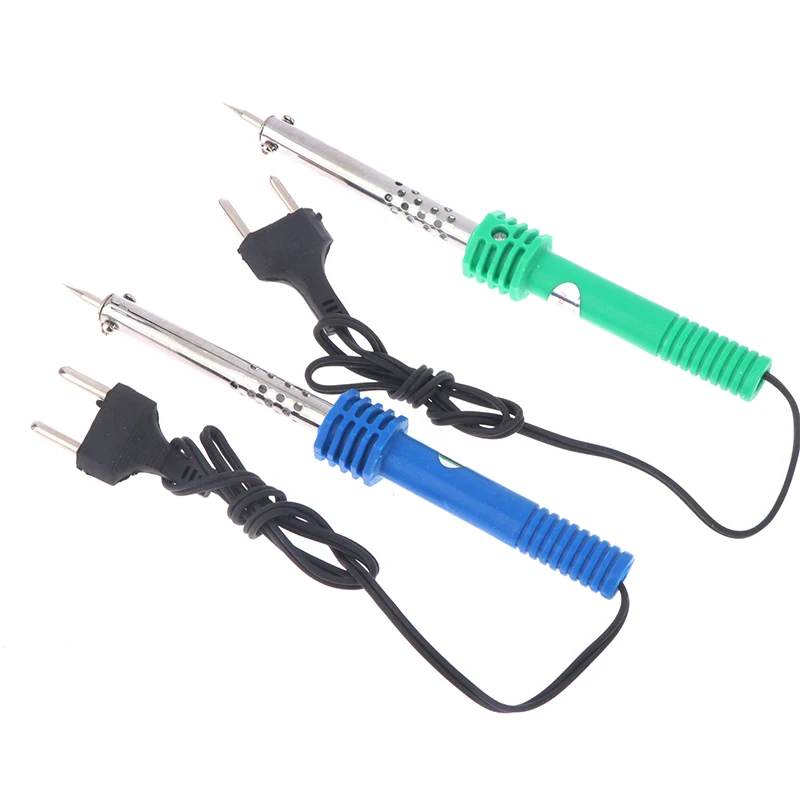 1Pc 30W 220V External Heating Electric Soldering Iron Pen Welding Kit Repair Tool for Electronics Work EU Plug