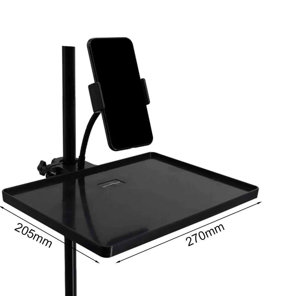 Soporte de plástico grueso para tarjeta de sonido, soporte para micrófono en vivo, abrazadera de Clip para teléfono móvil, accesorios de soporte para trípode en vivo