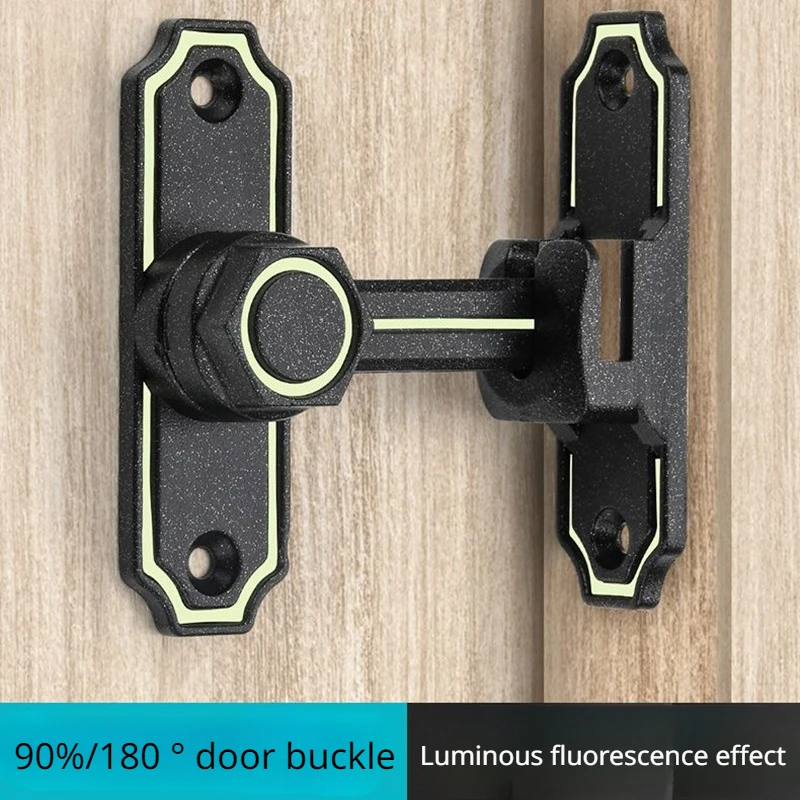 Zinc Alloy Non Perforated Window Lock Buckle, Anti Opening Window Safety Lock Limiter, Push Pull Screen Window Fixing Buckle