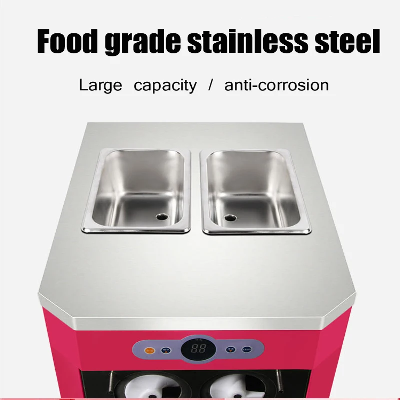 Professional Single Flavor Soft Serve Ice Cream Machine for Small Batches for Homemade Fruit and Milk Ice Cream