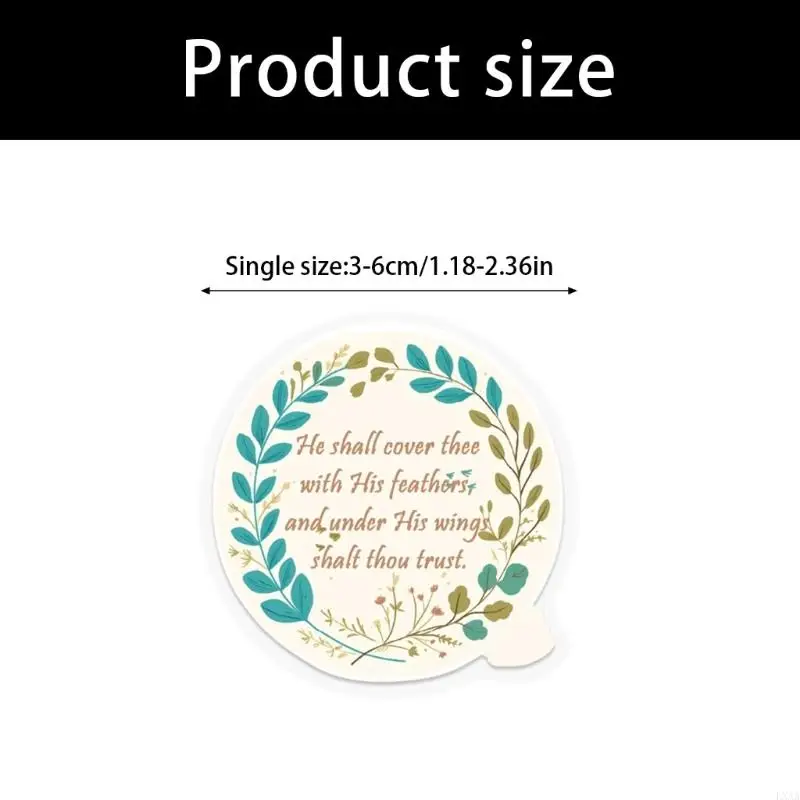 LXAA 50PCS Motywacyjne naklejki cytatowe z uroczymi postaciami Wodoodporny materiał dla zwierząt do dziennika laptopa wystrój z