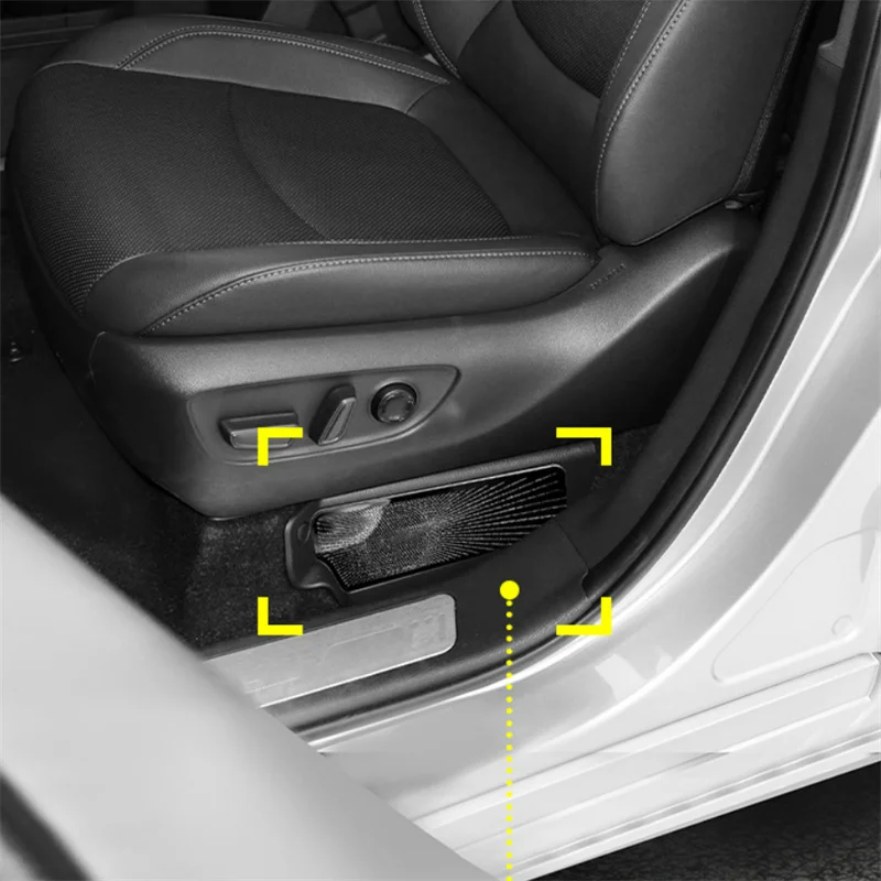 For Toyota Sienna XL40 2021 2022 2023 LHD Accessories Stainless Steel Protective Cover For Front Seat Air Intake Modification - view 4