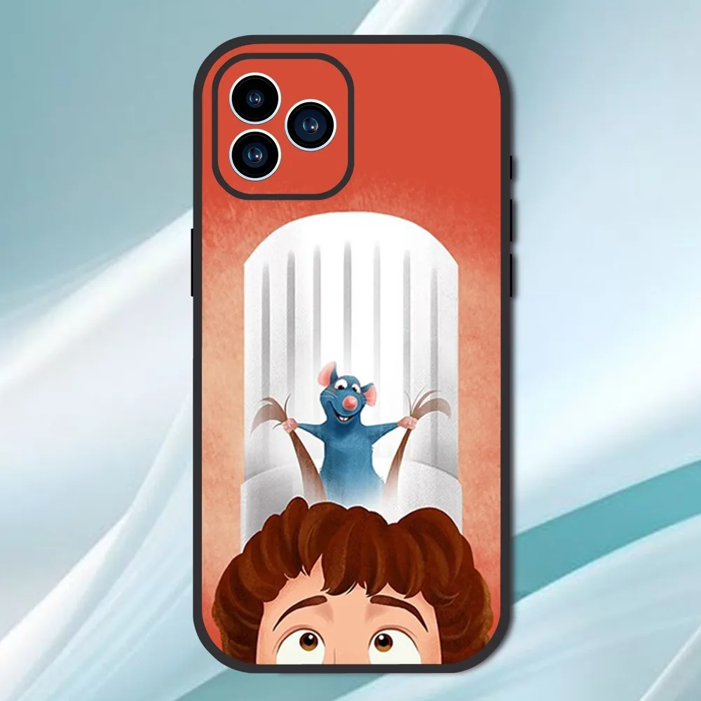 MINISO Disney R-Ratatouille Phone Case For iPhone 13 12 11 14 15 Pro XS Max XR X 8 7 6S 6 Plus SE 2020 Soft Back case