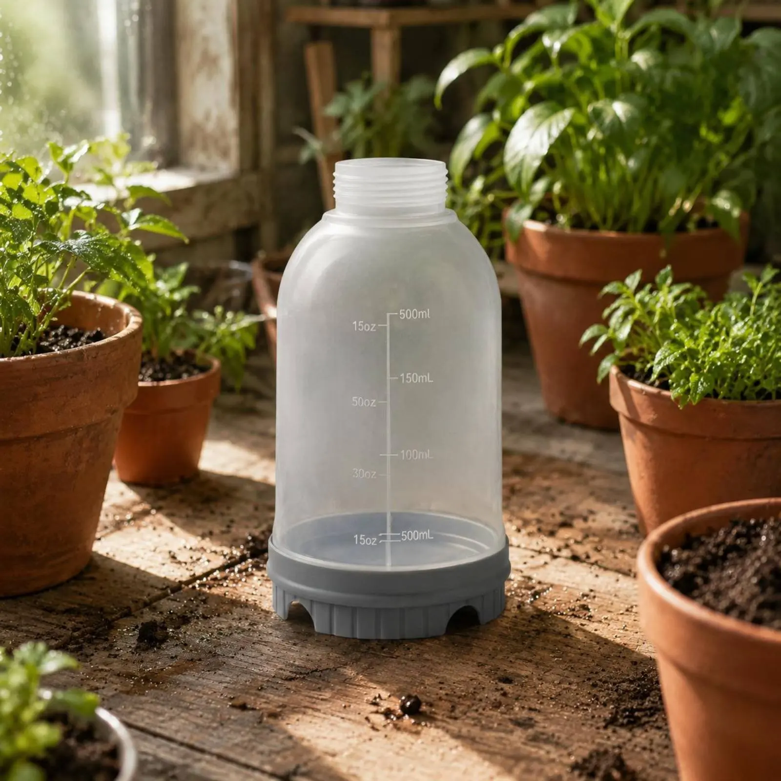 Manual Pressure Sprayer Bottle Rounded Shoulder Watering Sprayer Bottle Pressure Spray Nozzle Portable Garden Supply Multi-Use view 6