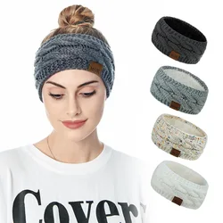 MOK nuovi accessori per capelli fascia per capelli lavorata a maglia In lana di peluche In autunno e inverno cuffie per fascia per capelli europa 12 colori