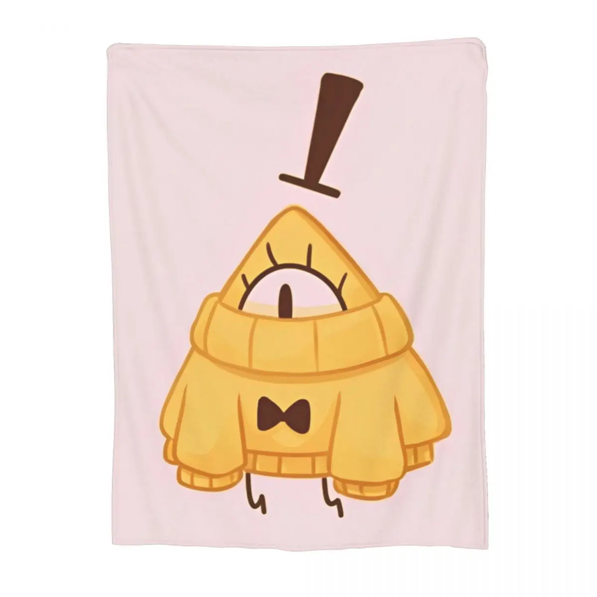 Gravity Falls Flannel Throw Blanket Cute Bill Cipher Adventure Mystery Comedy Animated Blankets for Home Bedroom Warm Bed Rug