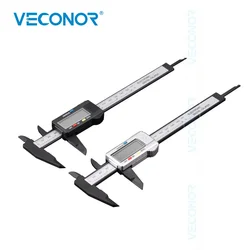 Calibrador Digital Vernier de alta precisión, herramienta de medición para uso multifuncional, Color aleatorio, 0-150mm, 1 pieza