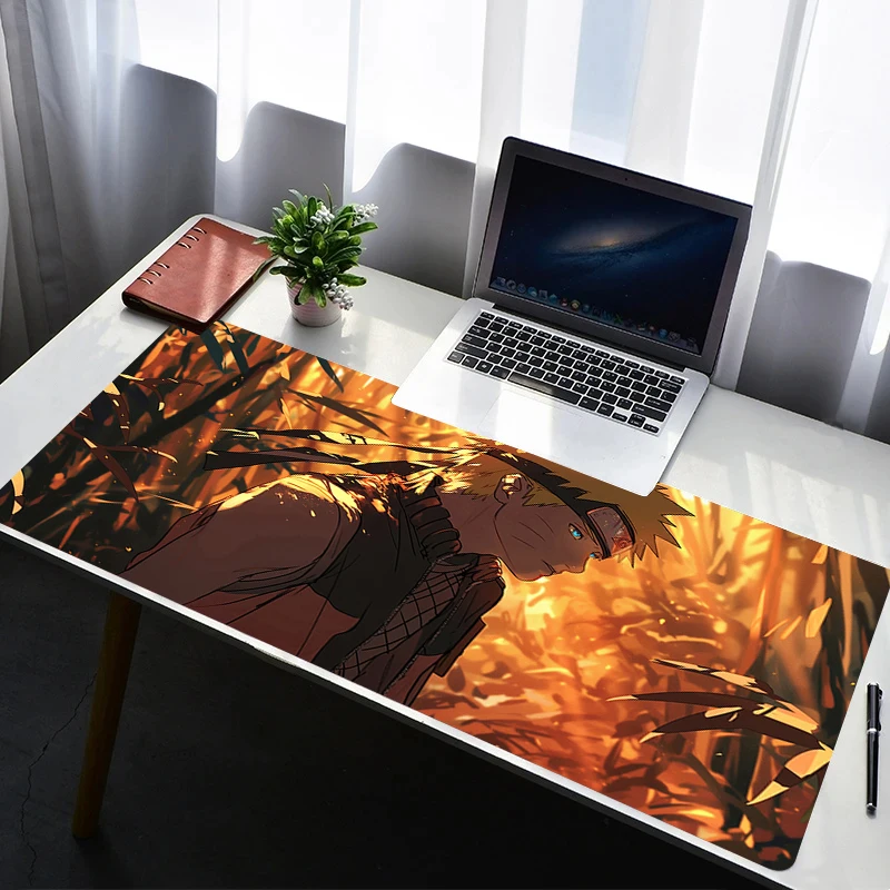 

Mouse Pad PC Non Slip Rubber Mousepad Laptop Gamer Cabinet HD Keyboard Pad Office Naruto Uzumaki Computer Gaming Desk Mouse Mat