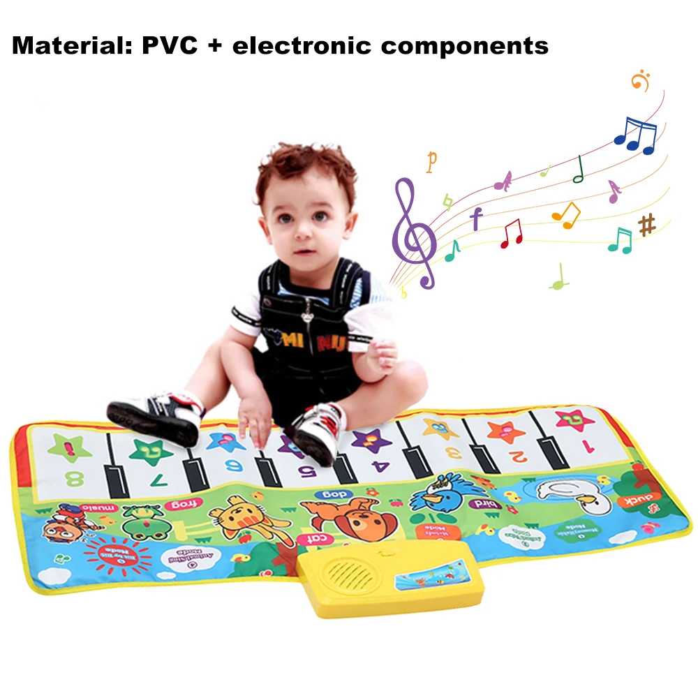 Music Piano Carpet Portable Kids Musical Mats Baby Early Education Music Piano Keyboard Carpet Kids Piano Music Carpet Kids