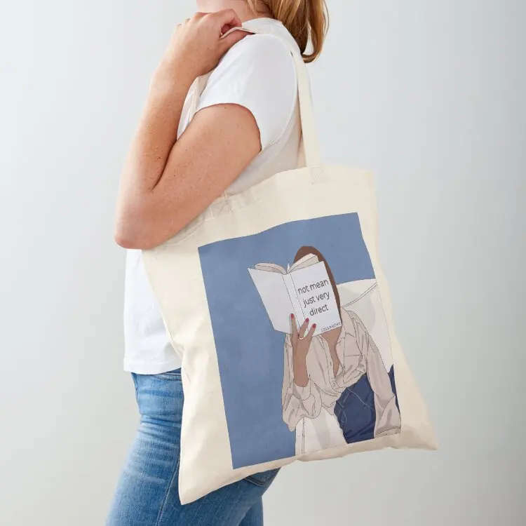 

Not mean just very direct by Sasa Elebea Tote Bag female bag Women's bags Customizable tote bag reusable shopping