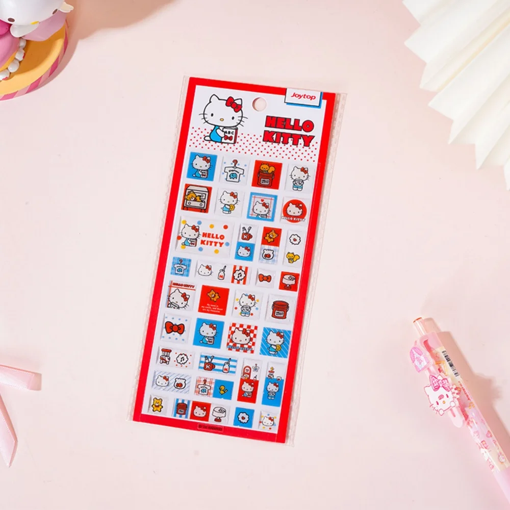 حقيقي سانريو الكتابة على الجدران مرسومة باليد ملصق مرحبا كيتي حساب اليد صور مخطط مذكرات سجل القصاصات DIY ملصقات الزخرفية #1