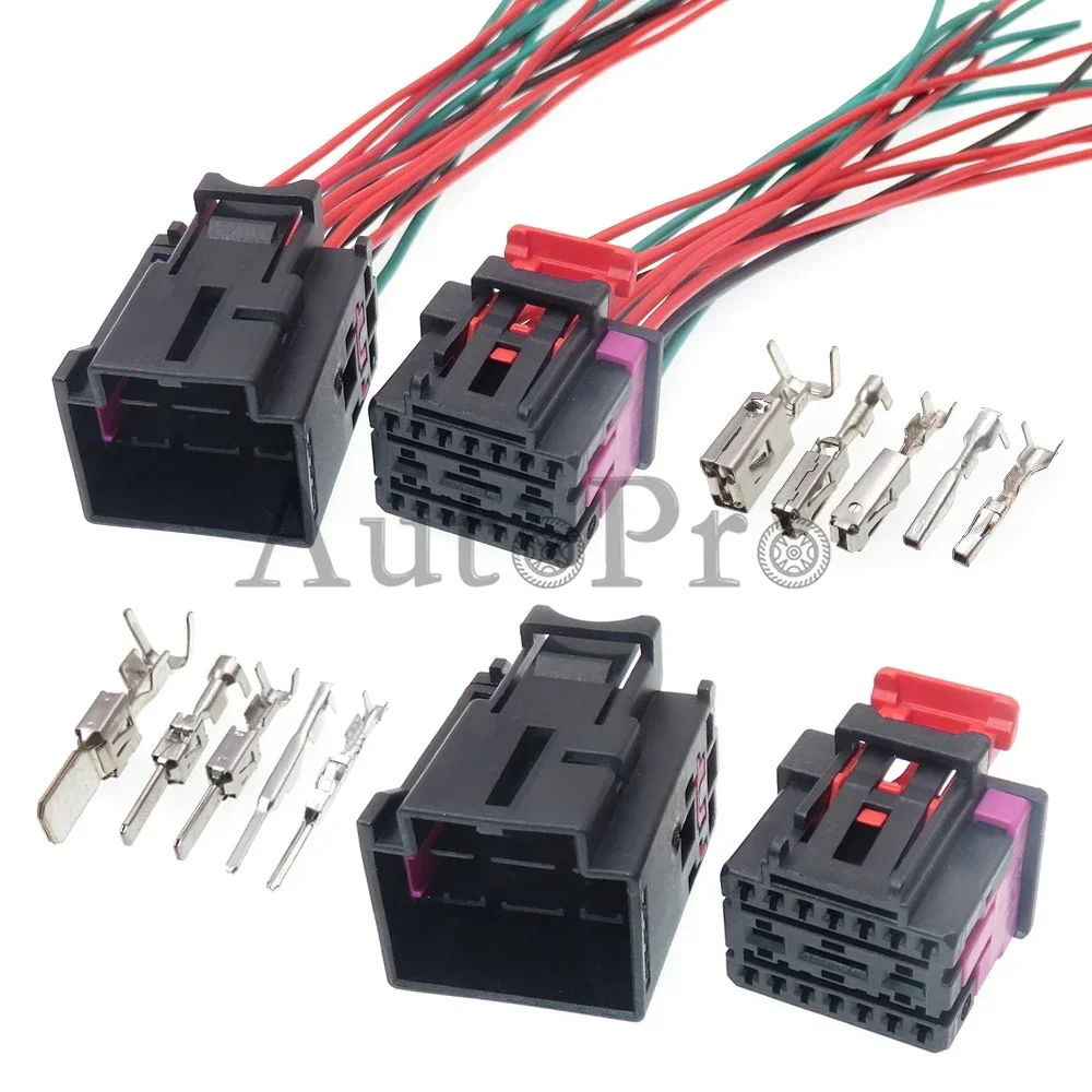 1 Set 17 Hole 4F0972483 4F0972575A AC Assembly Composite Socket for VW Audi 4F0972575 Car Wiring Terminal Electrical Connector