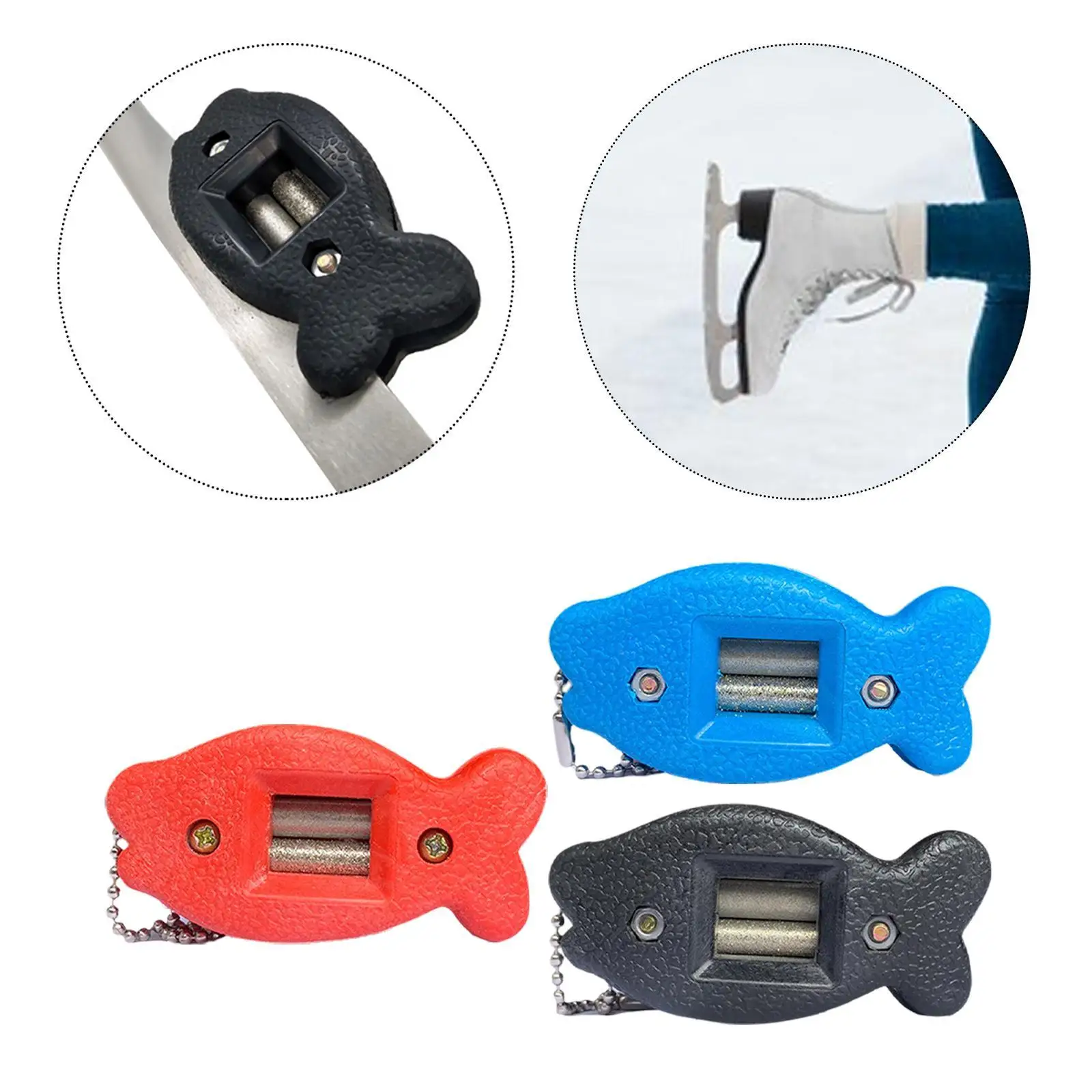 

Ice Skates Blade Sharpener Whetstone Compact Professional Blade Sharpening