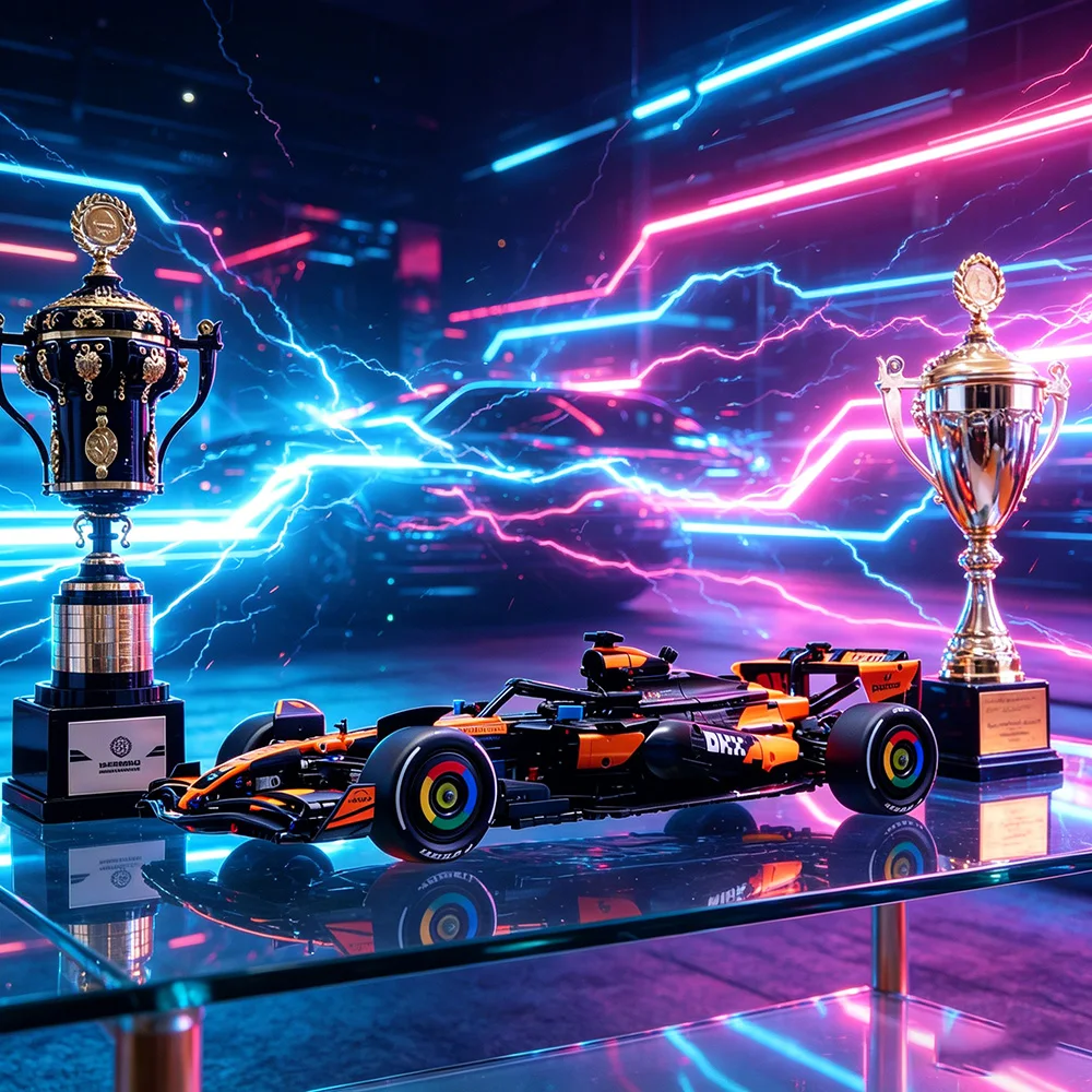 1675 stuks Nieuwe Technische Klassieke Serie 1:8 Formule Team Raceauto Bouwstenen Model Speelgoed, Festival & Verjaardagscadeau voor Kinderen