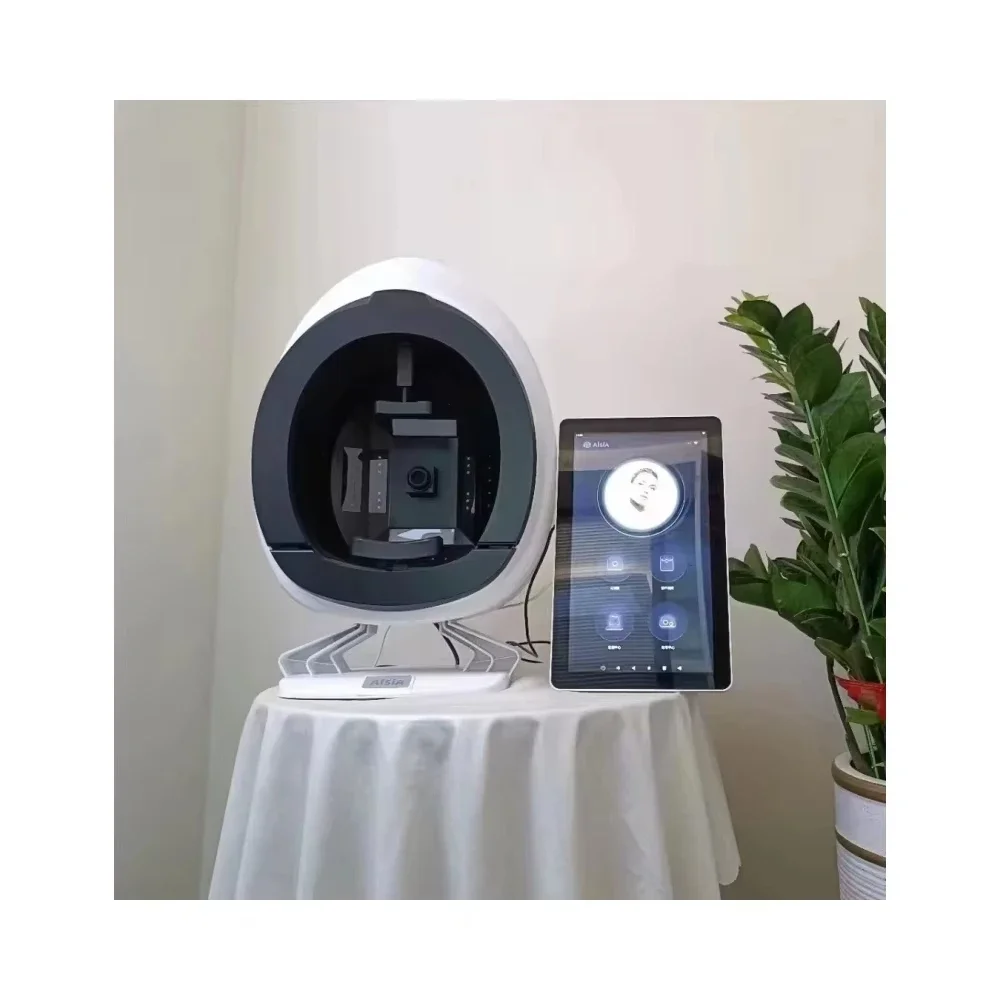 AISIA Q1 3D AI 얼굴 피부 분석기 감지 피부 문제 진단 8 스펙트럼 전문 분석 미용실 장비 CE