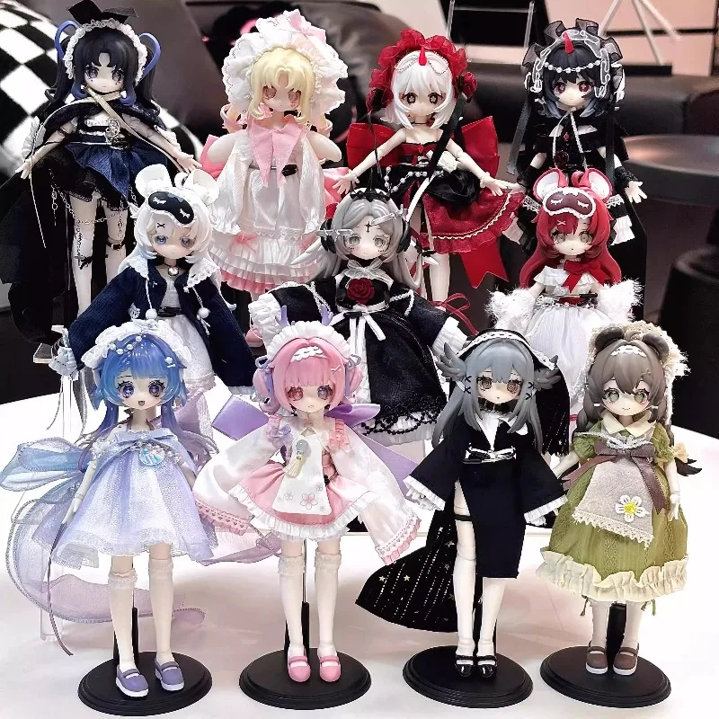 original-meki-creator's-essence-series-12-point-mjd-action-figure-blind-box-display-novelty-desk-ornament-toy-set-girl-boys-gift