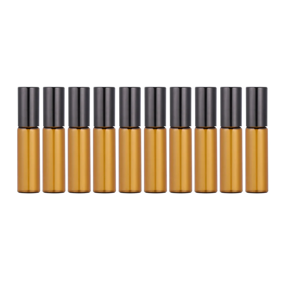 

10 Pcs Travel Containers for Toiletries Refillable Bottles Subpackaging Glass Roller Ball Essential Oils