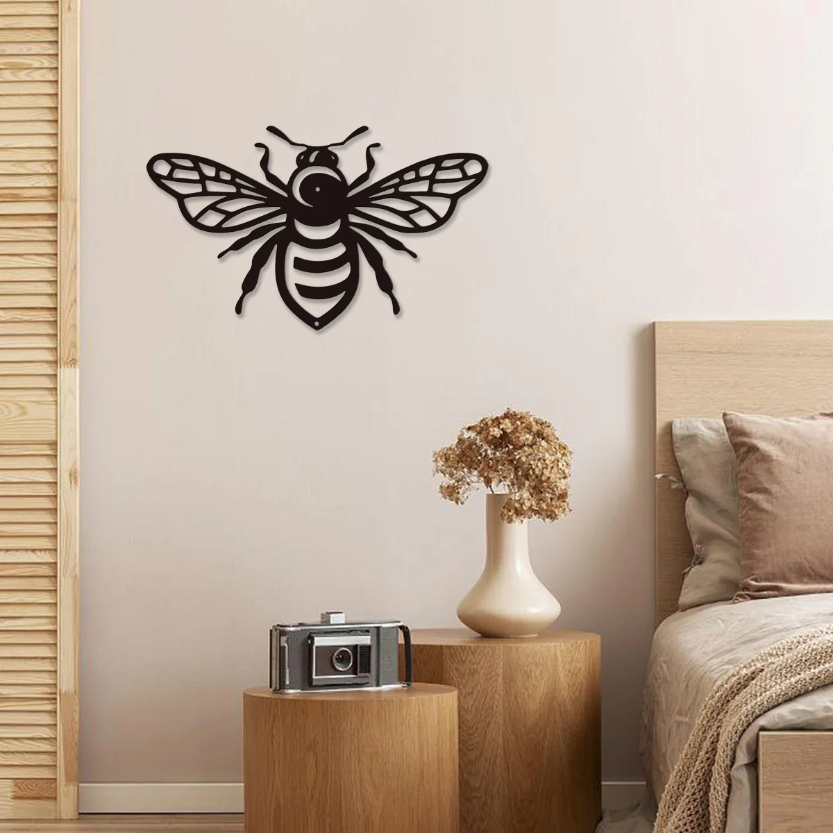 Helloyoung Metal Honey Bee Home Decoral Wall Art Decor Voor Veranda Tuin Bee Hivebee Lovers Giftbee Keepers Bijenstal Bord