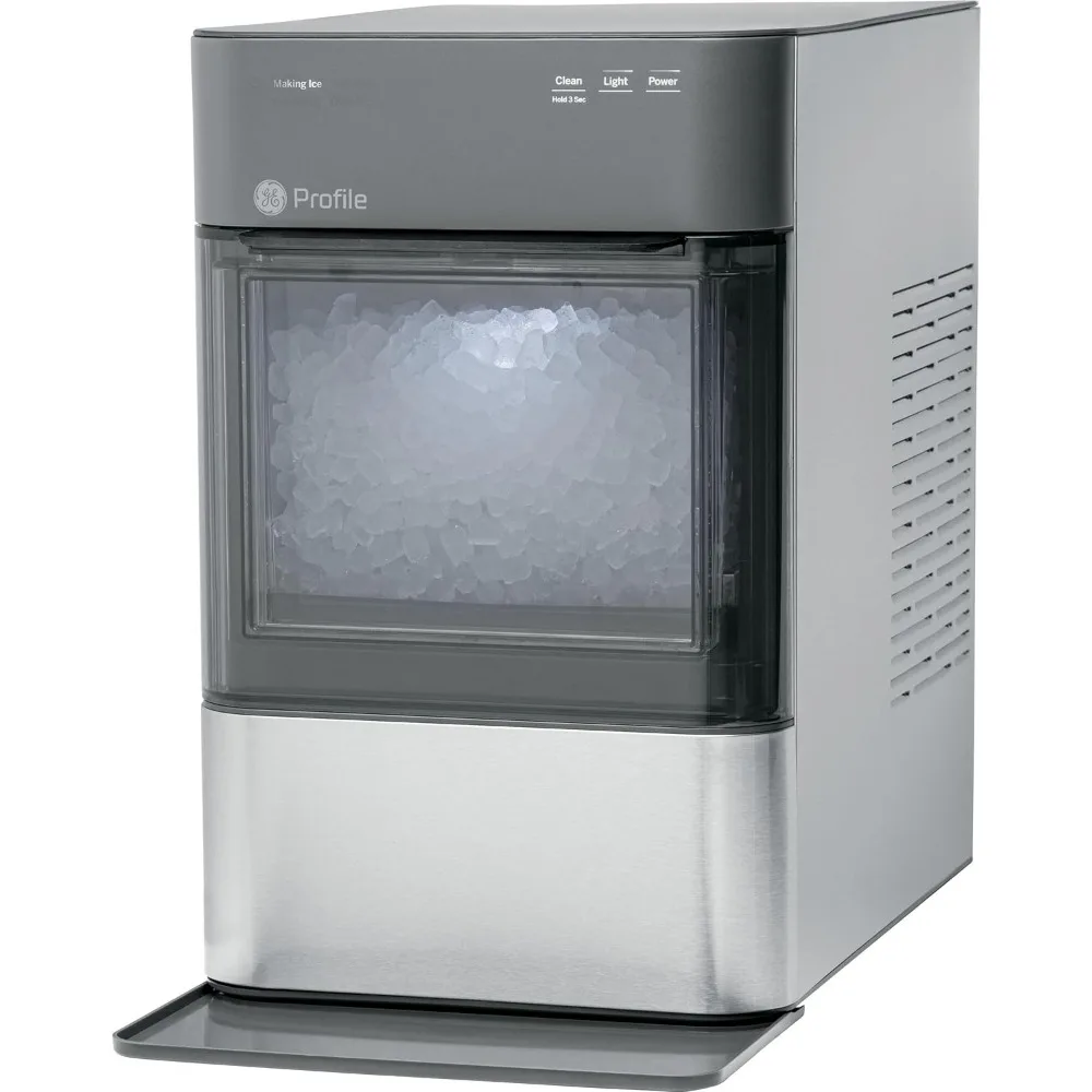 Chewable Crunchable Countertop Nugget Ice Maker, Scoop included, 38 lbs in 24 hours, Pellet Ice Machine