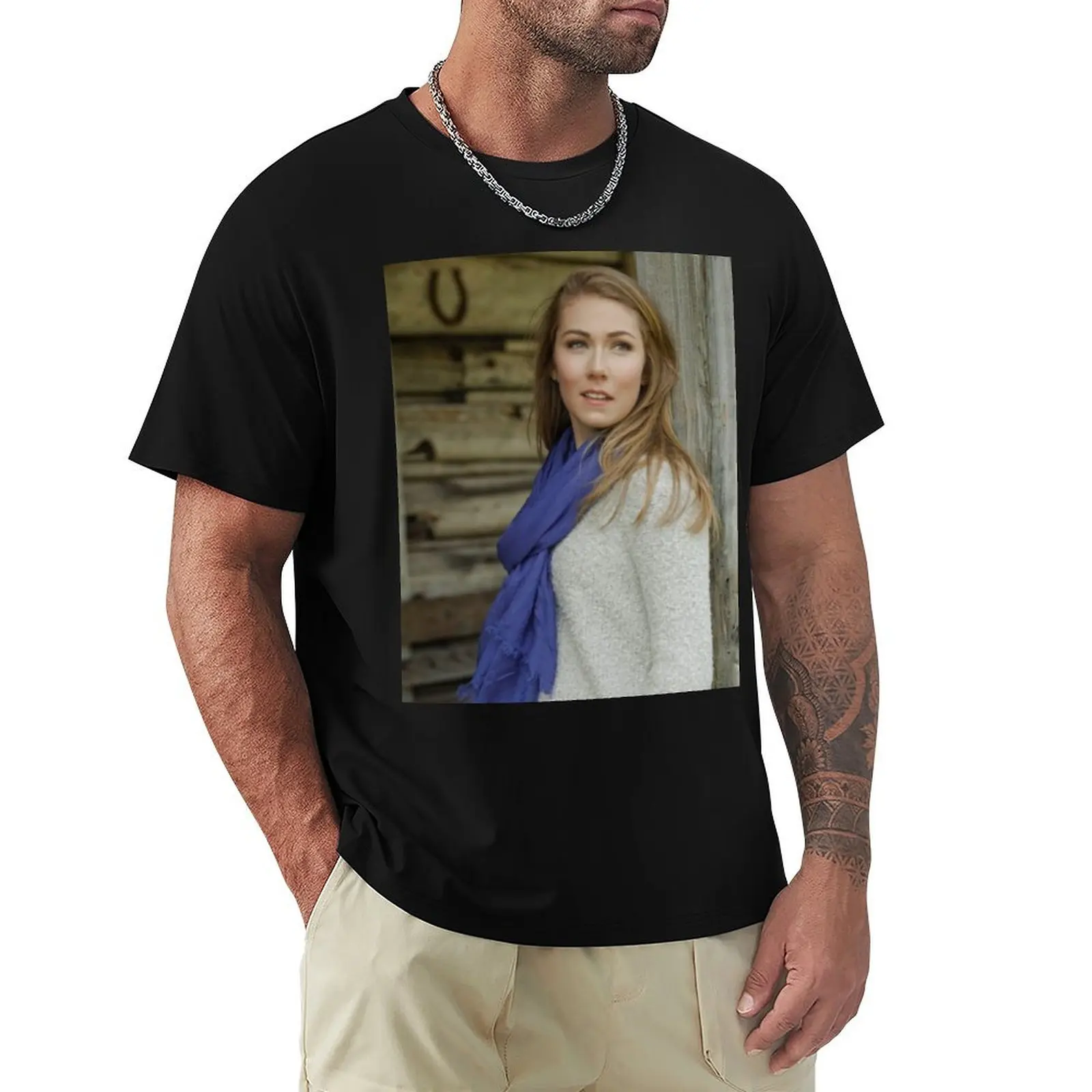 

mikaela shiffrin art T-Shirt graphic t shirts Luxury man funny gifts korean fashion mens white t shirts