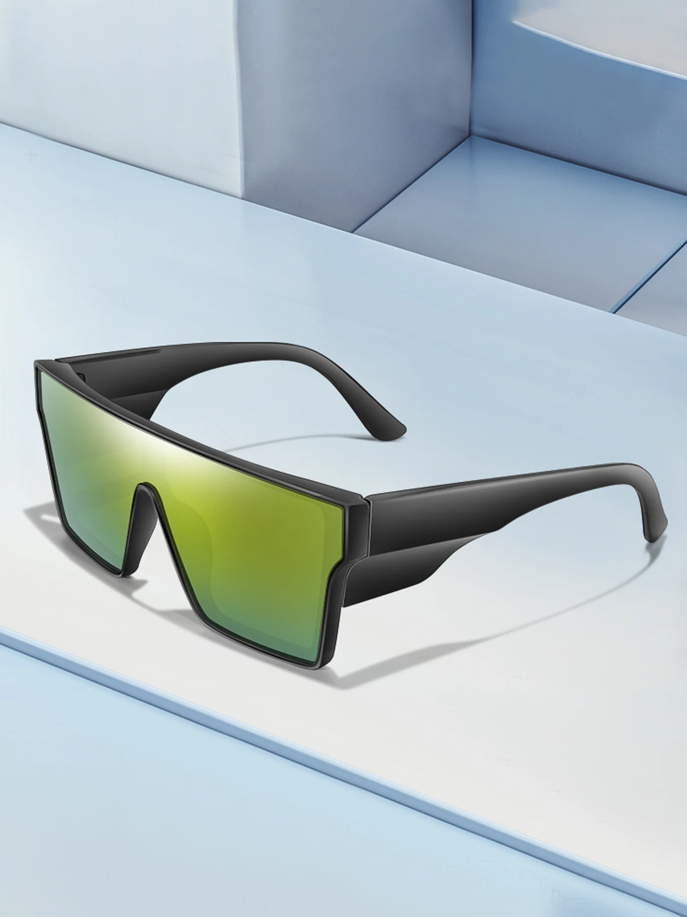 AliExpress NONE 3 Pairs Big Frame Sunglasses UV400 Colorful Lenses Men Women Outdoor Sports Fishing Cycling Hiking Running Driving Eyewear Gift