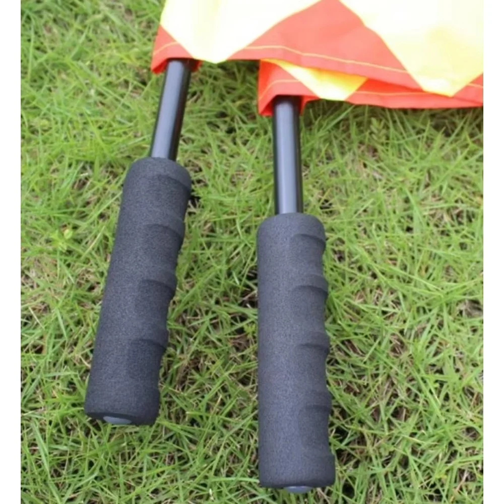 1/2pcs Soccer referee flag Fair Play Sports match Football Linesman flags  Referee equipment linesman flag soccer