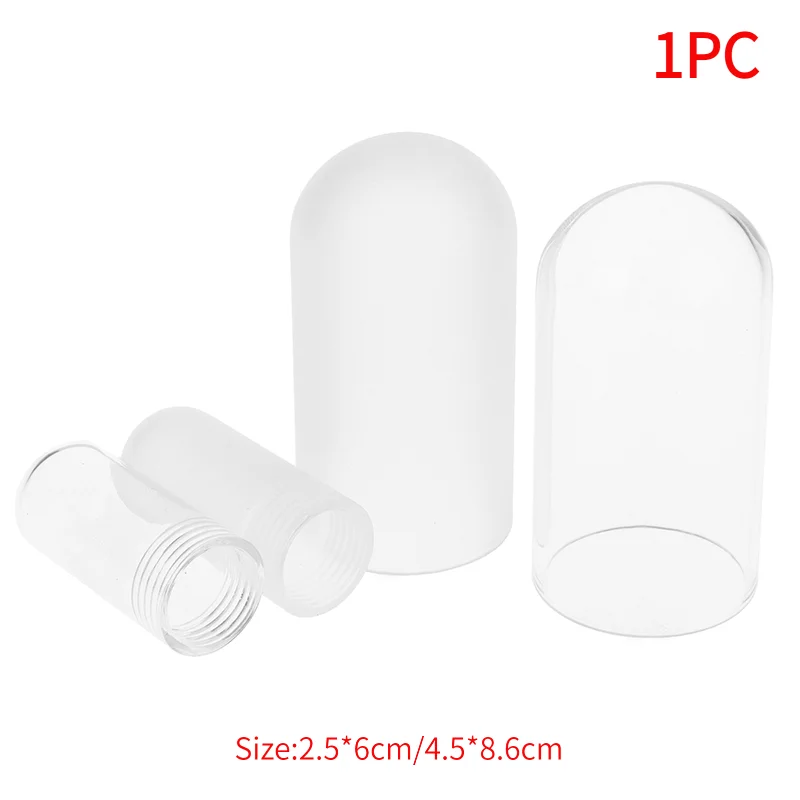 #1PC Tubular G9 Glass Cover Threaded Neck Lamp Shade Replacement Parts Sturdy Glass Protectant Tube Frost Cover For G9 Bulb