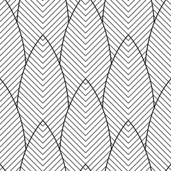 Black white geometric abstract curve peeling wall self-adhesive detachable contact paper suitable for decorating home stickers
