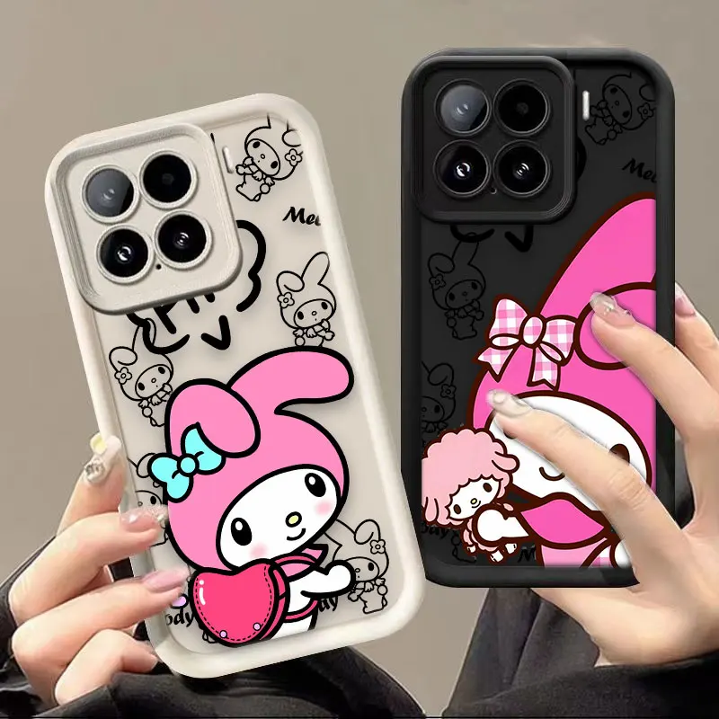 

Cute My M-Melody-y Phone Case For Xiaomi POCO F8 F7 ULTRA F5 F4 F3 C40 M6 M7 X3 X4 GT X5 X6 X7 PRO Cover TPU Case DIY Shell Capa