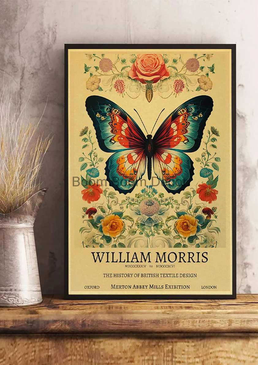 Vintage William Morris Posters Nostalgia Kraft Paper Print Coffee Home Decoration Chambre Bedroom Aesthetic Canvas Painting