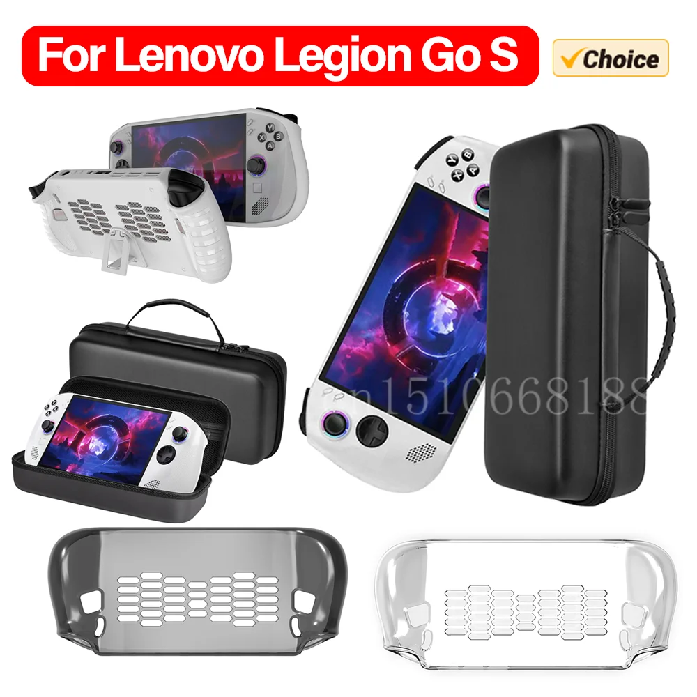 Étui de transport rigide EVA pour Lenovo Legion Go S, étui de protection complet en TPU, sac de transport de voyage étanche, étui de protection Anti-chute Étui de transport rigide EVA pour Lenovo Legion Go S, étui de protection complet en TPU, sac de transport de voyage étanche, étui de protection Anti-chute