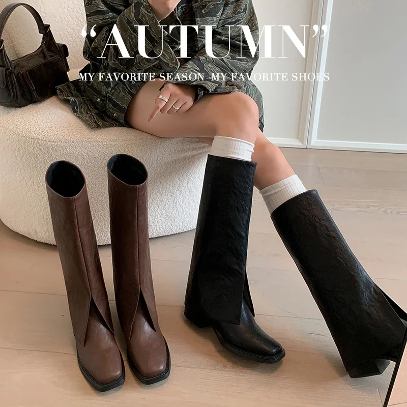 Bottines Femme 2026 Mode Cheville - Talons Décontractés, Fermeture éclair - Confortables Pour Quotidien/bureau - 8