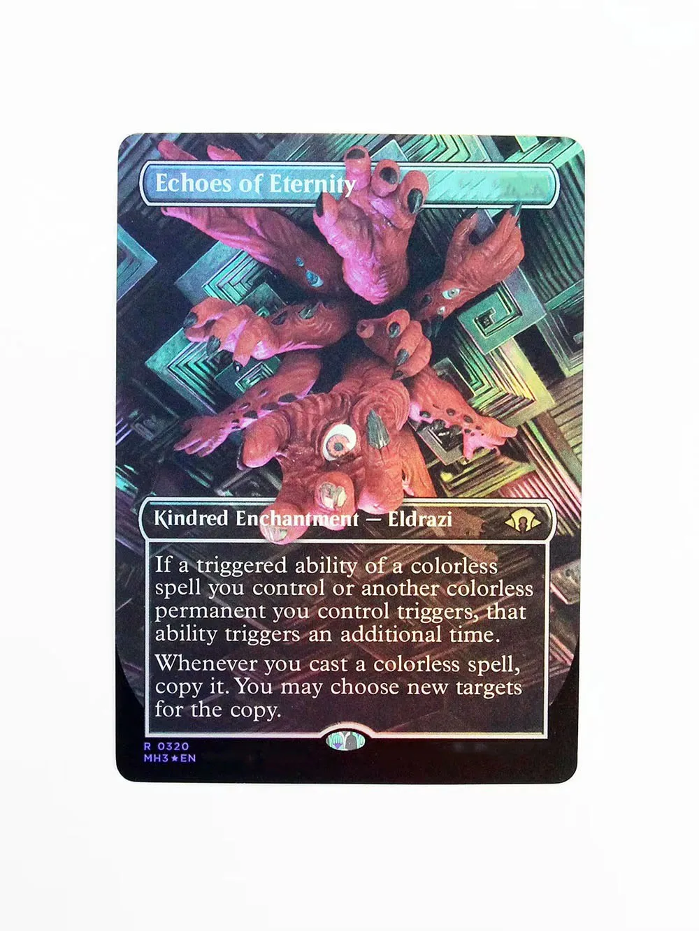 احباط MH3 TCG البطاقات السحرية لعبة الوكيل أعلى جودة الوكيل أوراق اللعب Emrakul Esper Sentinel مضيئة من الحقد بطاقات التداول الوكيل