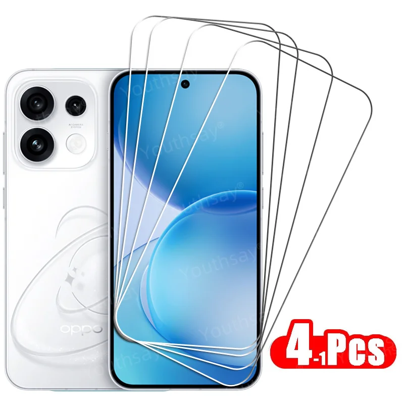 Защитное стекло 4P/3P/2P/1P для OPPO Reno 16 Pro 5G, закаленное стекло, HD защитная пленка для экрана OPPO Reno 16 Pro