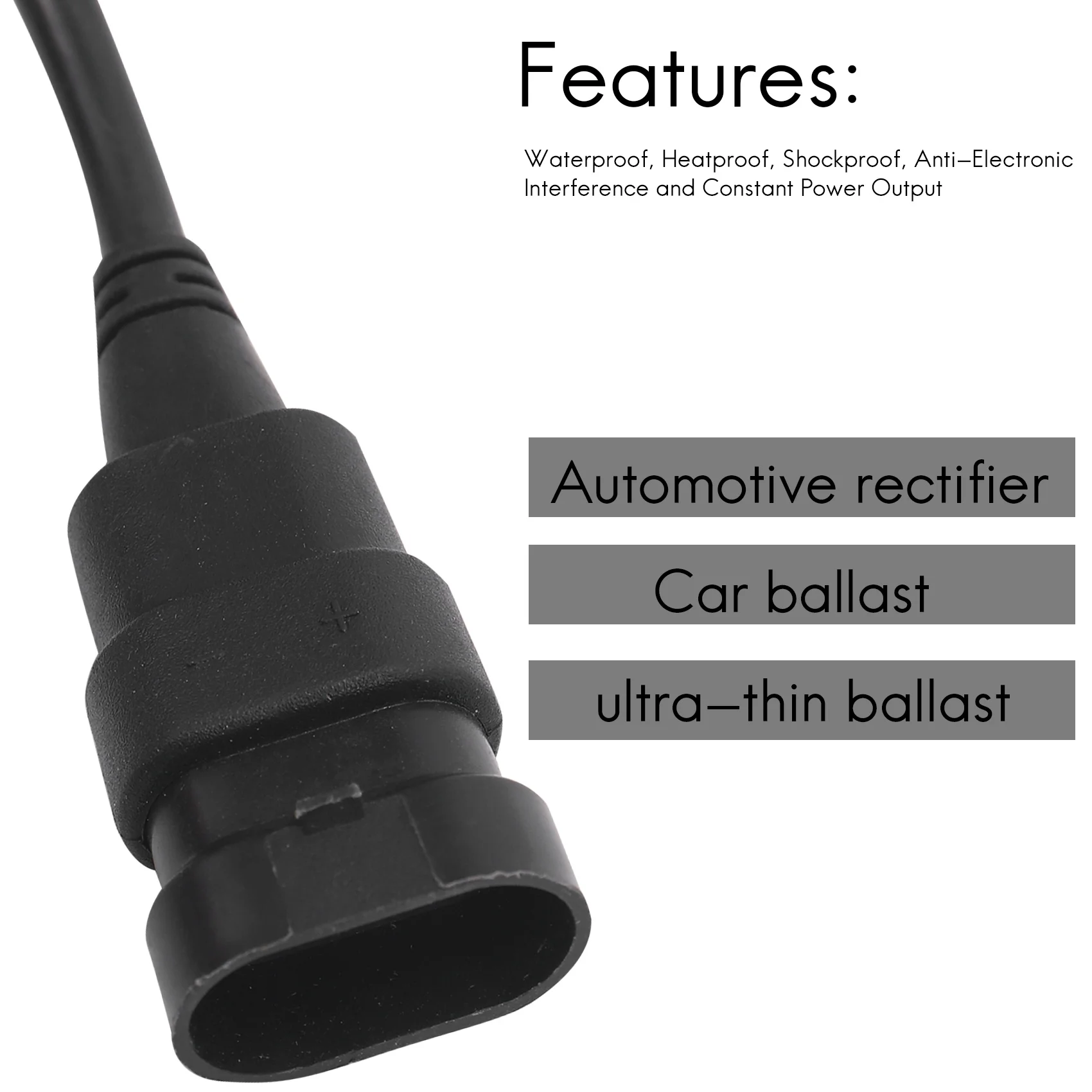 

A33K-12V Slim 100W Hid Ballast Replacement Xenon Light Ballast Quick Start Ultrathin
