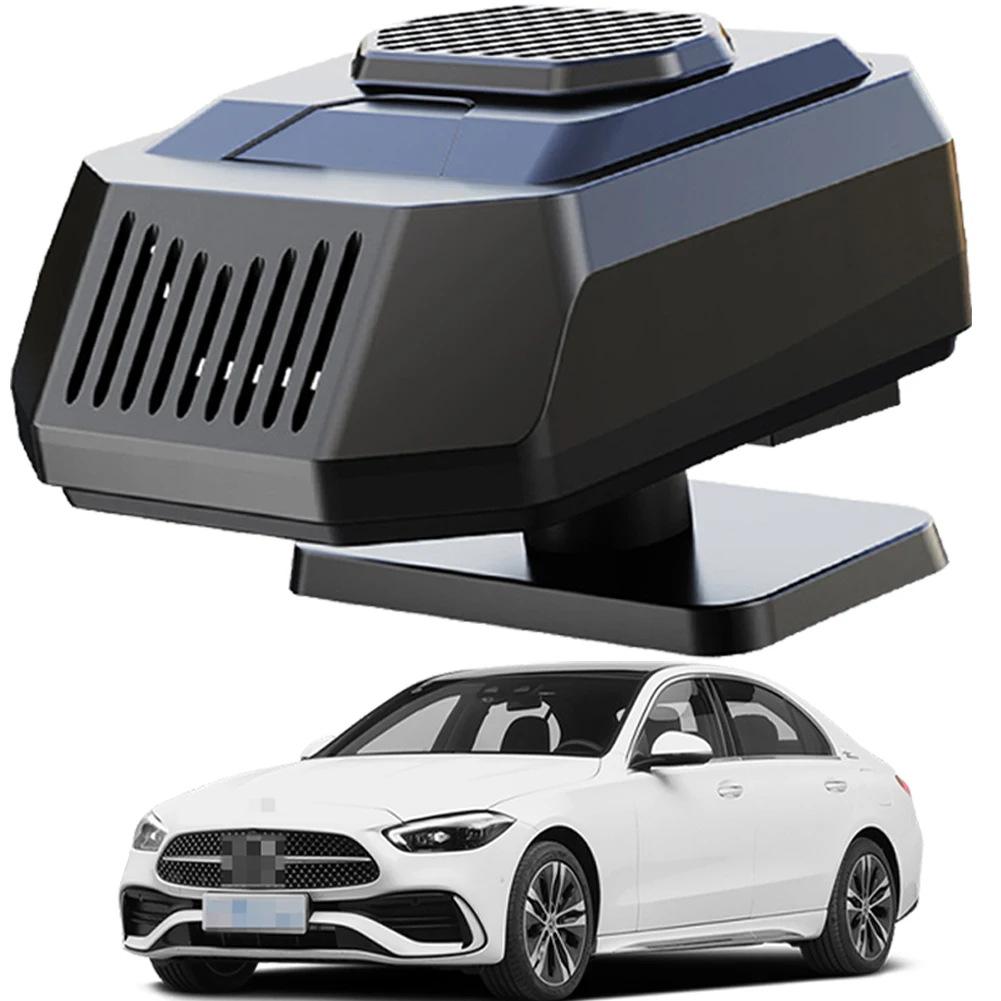 

12V 150W Electric Car Heater Air Cooler Rotatable Portable Windscreen Demister Defroster Heating Fan for Winter Humid Weather