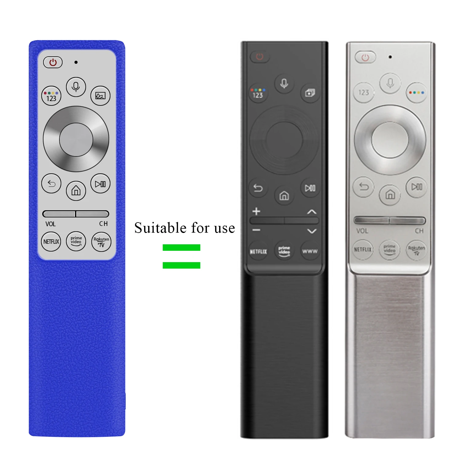 Silicone Shell Cover Fit for Samsung QLED TV Smart Remote Control BN59-01311 BN59-01327 BN59-01357 BN59-01363 TM1990C Case