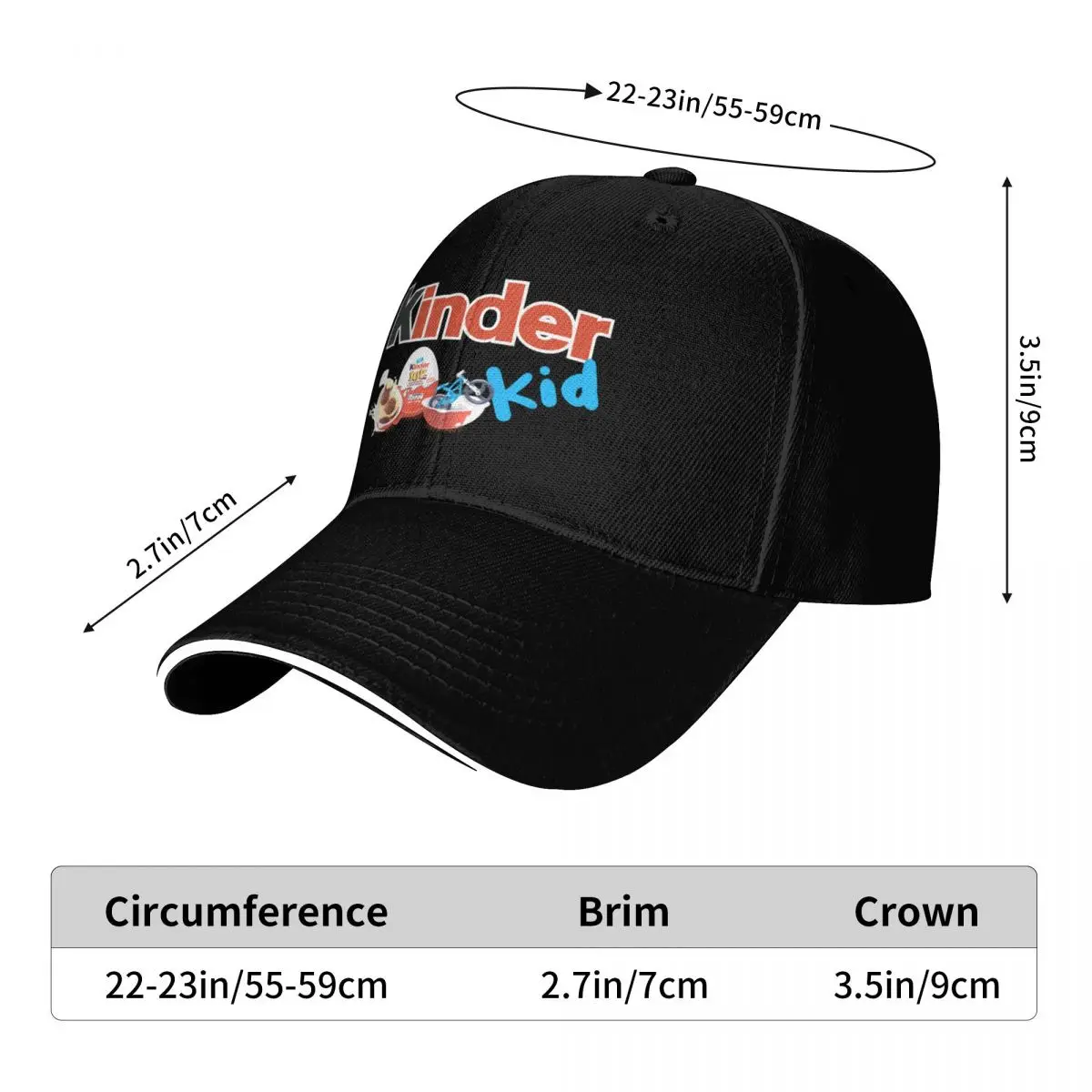 Kinder KID JOY with BIKE TOY Baseball Cap New Hat Sports Cap Brand Man cap Rave Men Caps Women's