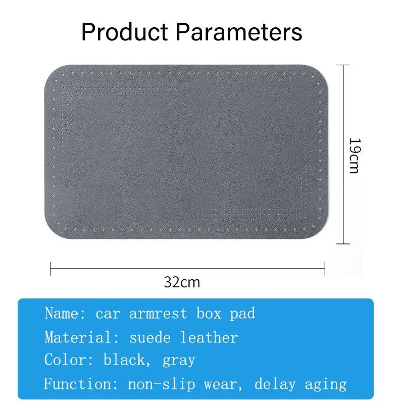 وسادة حماية صندوق مسند الذراع المركزي للسيارة العامة غير قابلة للانزلاق لسيارة Ford Ka 2025 2024 2023 2022 2021 2015-2020 الملحقات الداخلية