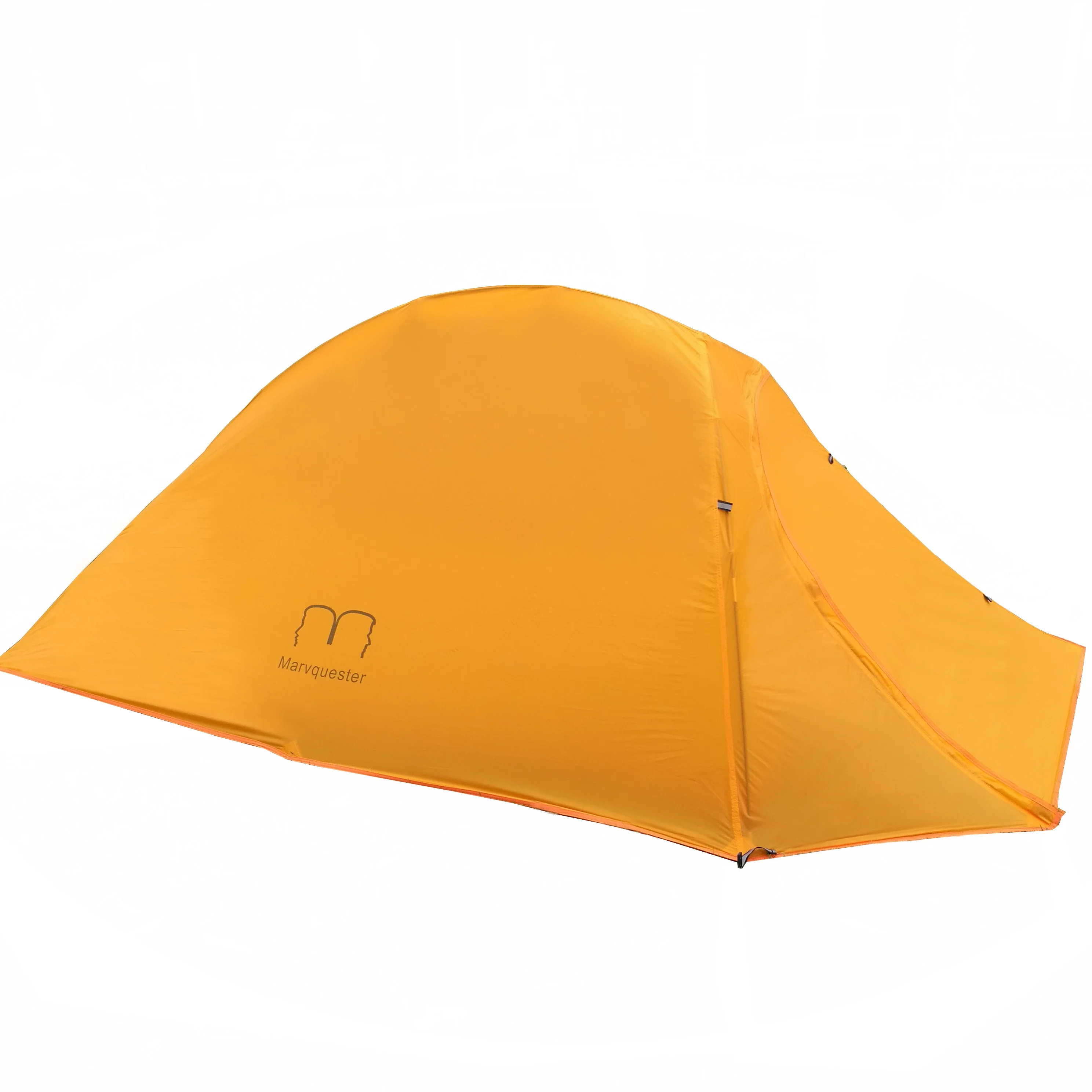 1.26KG Silicone Coated Waterproof 20D Nylon and Carbon Fiber Pole Double-layer Two-person Ultralight  Camping Tent