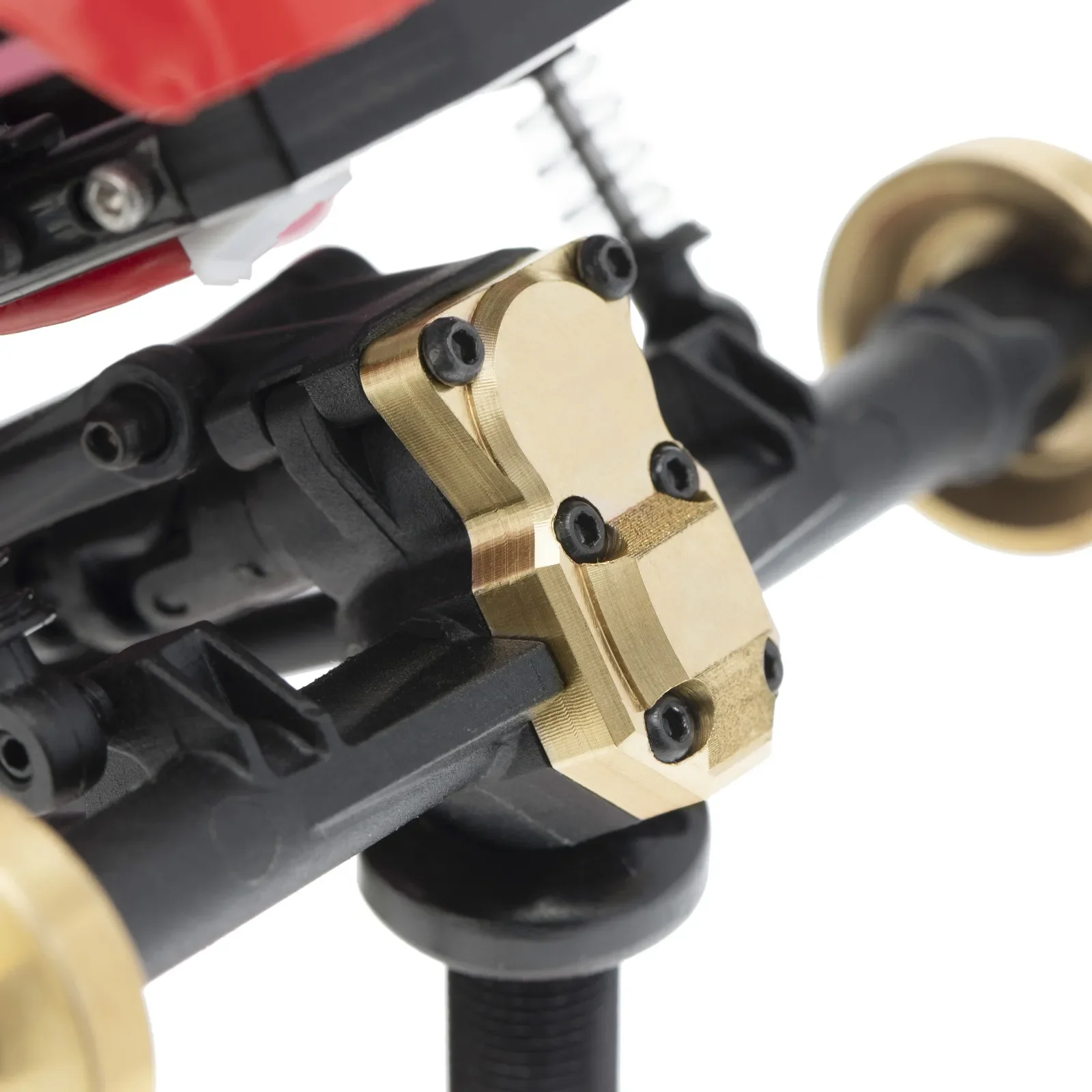 غطاء جسر نحاسي وغطاء ثقل موازنة لنموذج محاكاة 1/24 محوري SCX24 90081